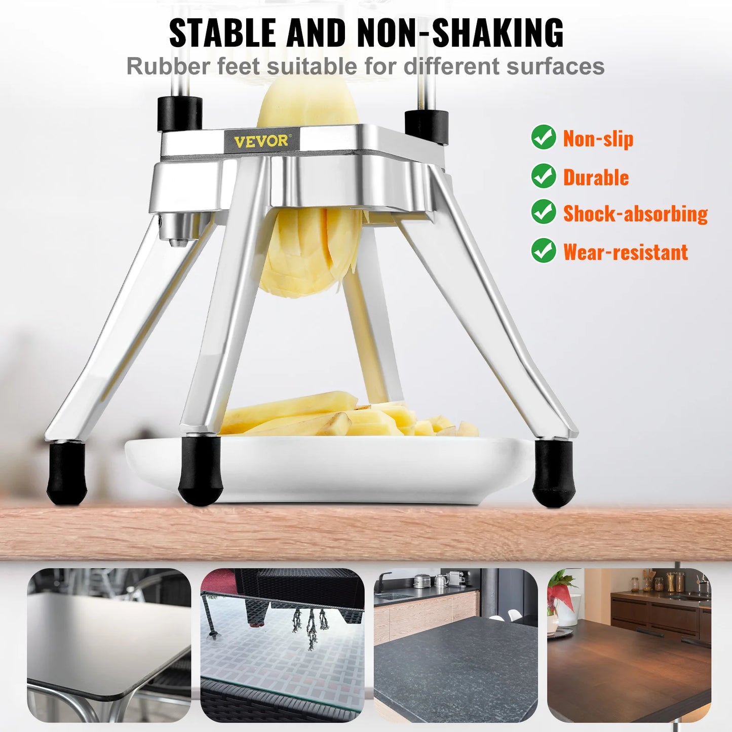VEVOR Commercial Vegetable Fruit Chopper Dicer Cutter