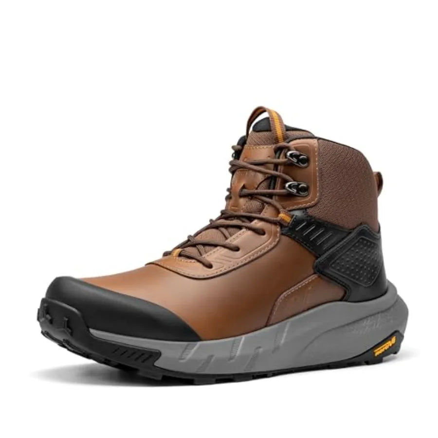 NORTIV 8 Waterproof Leather Military Tactical Work Boots For Men