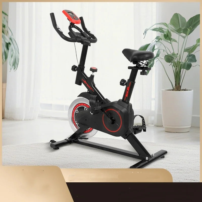 Silent Indoor Spin Bike With Adjustable Seat For Cardio Training At Home