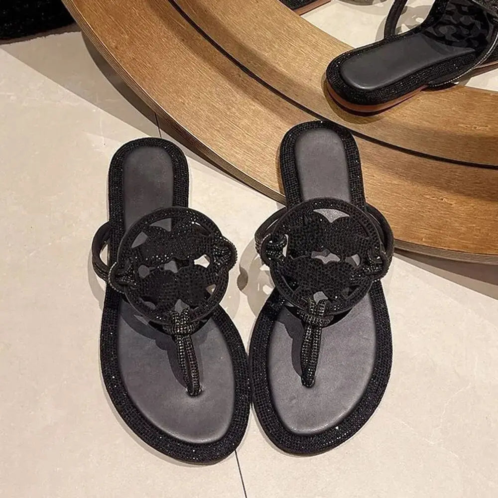 Kids Designer Flat Sandals Rubber Upper Summer Beach Shoes