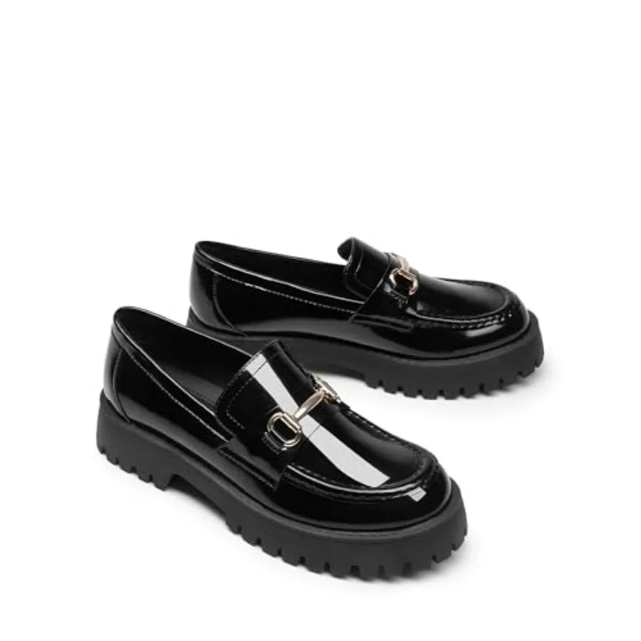 Dream Pairs Womens Loafers Platform Penny Slip On Arch Support