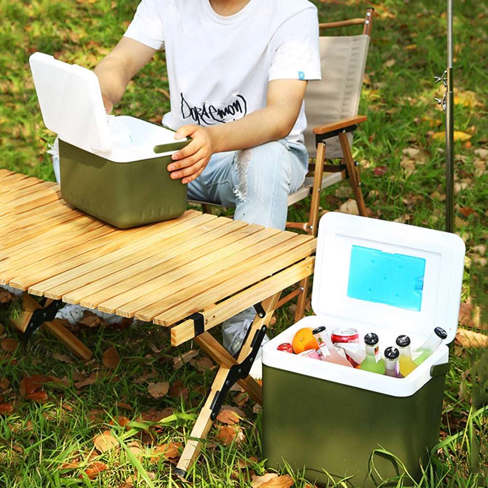 APWIKOGER Portable Camping Refrigerator Cooler Box, Large Capacity