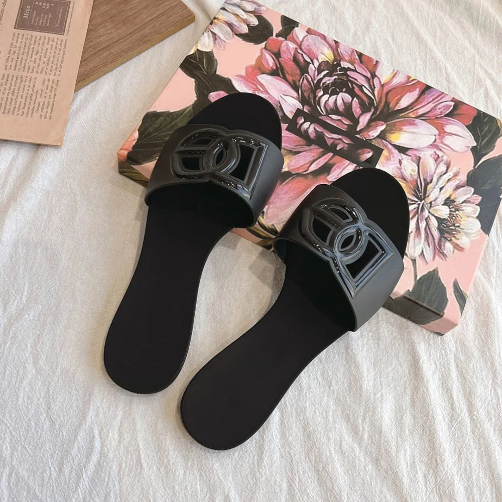 Women's Casual Flat Slippers Non Slip Beach Shoes Comfortable