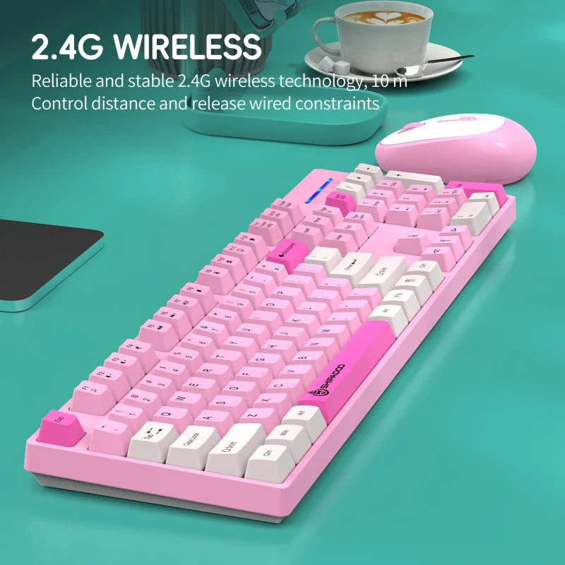 NexusClick Wireless Keyboard And Mouse Combo For PC And Laptop