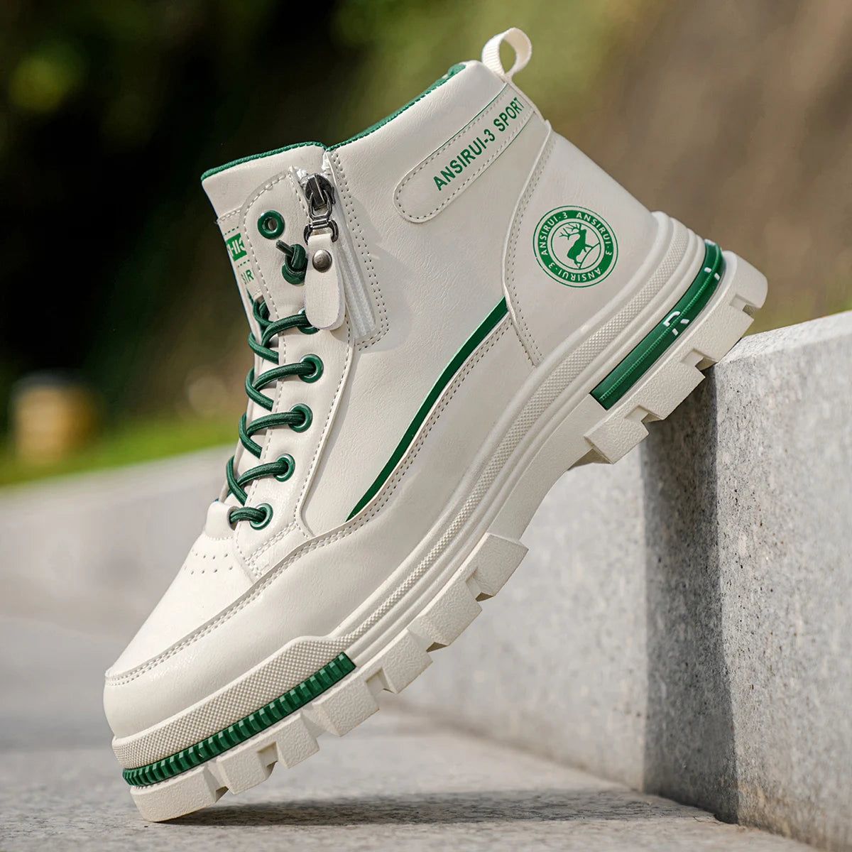 Men's Denim High Top Boots For Casual Everyday Wear