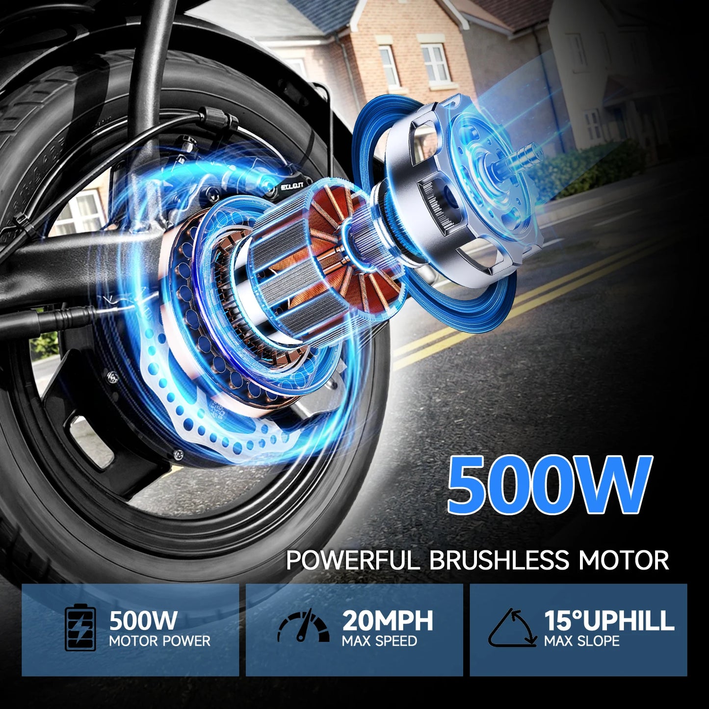 Foldable Electric Bike With 500W Peak Motor 432Wh Battery And Rear Basket